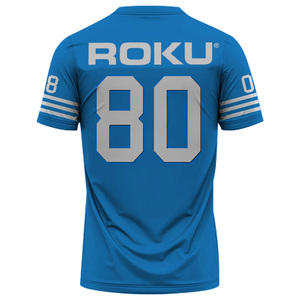 Camisetas de sublimación personalizadas atléticas personalizadas para hombres, uniformes de tinte completo de 100% algodón para equipos - Product Image 4
