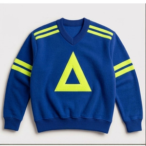 Sudadera Universitaria Personalizada con Cuello en V Delta, Aplique de Letras Griegas en Chenilla, Sudadera de Felpa de Algodón, Estilo Retro Universitario - Product Image 5