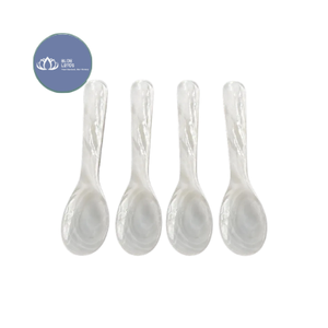 Cuillère à caviar en nacre haut de gamme, tendance, de luxe, écologique, faite à la main, bleue – Meilleures ventes - Product Image 1