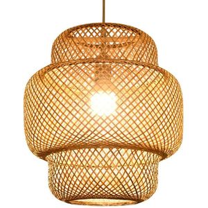 Handmade Natural Bamboo Lampshade Custom Sizes Modern Vintage Design with Minimalist & Traditional Style for Indoor <b>Light</b> Covers - Product Image 2