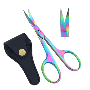 Ciseaux à cuticules en acier inoxydable, lame droite, pointe acérée, trou rond, outils de manucure durables pour adultes - Product Image 4