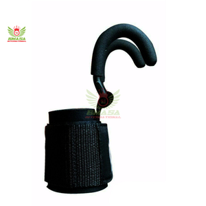 Correas de Muñeca de Neopreno para Levantamiento de Pesas y Dominadas con Gancho, Resistentes, con Logotipo Personalizado, Venta al por Mayor OEM - Product Image 1