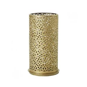 Mainstays <b>Gold</b> Metal Hurricane Candle Holder Beautiful Design Golden Finish for <b>Party</b> and Wedding Table <b>Decoration</b> - Product Image 1