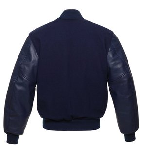 แจ็คเก็ต Letterman Varsity คุณภาพสูงสำหรับผู้ชาย ออกแบบเองได้ รับผลิตแบบ OEM ODM จำหน่ายจำนวนมาก - Product Image 6