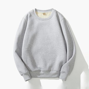YALI Individuelles Logo Vorne Bestickt Atmungsaktiver Regular Fit Herren Rundhals-Sweatshirt aus French Terry Polyester Schwergewicht Winter-Sweatshirt - Product Image 1