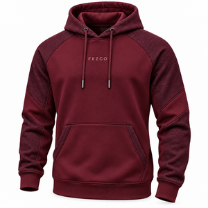 Sudadera con Capucha Oversize Unisex de Alta Calidad, Gruesa, para Hombre, 100% Algodón, Felpa, Lavado a la Piedra, Bordada - Product Image 1