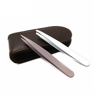 Pinza de Cejas Profesional de Acero Inoxidable, Ligera, Ecológica y Personalizada, Herramienta de Belleza de Punta Fina, Precio Competitivo - Product Image 2