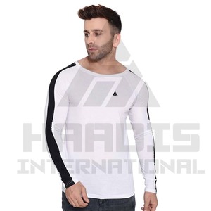 T-shirts pour hommes à manches longues, t-shirt unisexe, vente chaude, haute qualité, automne, léger, doux, col rond, t-shirt à manches longues pour hommes - Product Image 3