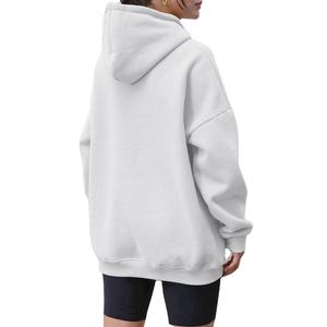 Jersey de invierno Drop Shoulder casual streetwear Drop Shoulder figuras transpirables Sudaderas con capucha ecológicas de punto - Product Image 2