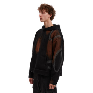 Sweat à capuche de haute qualité 100% coton, coupe classique, avec poche, logo imprimé par transfert thermique, tissu polaire épais, pour homme - Product Image 3