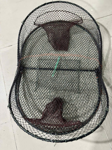 SOTAVILLE Filet de pêche pliable en acier galvanisé et monofilament PE, haute résistance, double nœud, longue durée, résistant à l'abrasion, pour calamar - Product Image 5