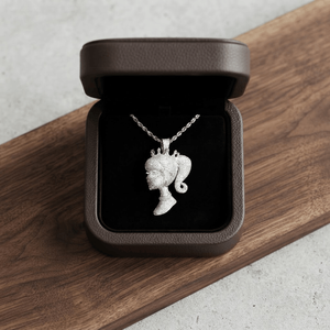 Pendentif Hip Hop personnalisé en argent 925 avec moissanite, tête de poupée, bijoux de luxe sur mesure pour hommes et femmes - Product Image 6