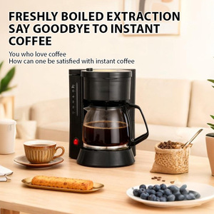 Cafetera Automática de Goteo, 8 Tazas, Jarra de Vidrio Eléctrica, Uso Doméstico, Diseño Moderno, Fácil Operación, 450W, 850ML - Product Image 1