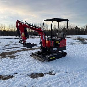 Mini-excavatrice hydraulique sur chenilles de 1 tonne, petite excavatrice compacte pour la construction et l'agriculture - Product Image 6