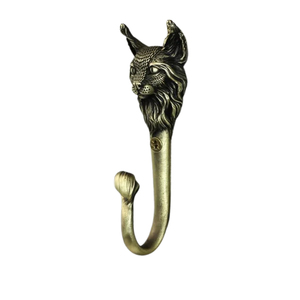 Gancho de Pared Decorativo de Metal Dorado con Hoja Metálica, Perchero Resistente para Ropa y Toallas, Ideal para Decoración del Hogar y Hoteles - Product Image 4