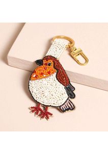 Classic Embraided Beadwork Keychain Lightweight Keyring Chic charms For Keys <b>Bag</b> Gifting Fashion Key Holder Statement Piece - Product Image 2