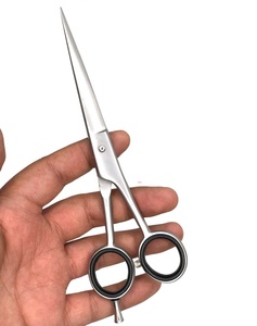 Tegra Surgical Professional Stainless Steel Barber Scissors Rubber Handle 28 <b>Teeth</b> Right-Handed for Hair Cutting Haircutting - Product Image 2