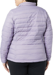<b>Womens</b> Cropped Puffer <b>Jacket</b> Stand Collar Quilted Winter Coat Warm Bubble Shell Casual <b>Zip</b> <b>Up</b> Outerwear Wholesale Clothing - Product Image 5