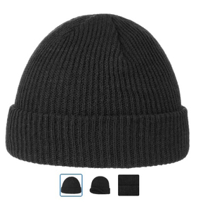 Customized New Design Knitted <b>Beanie</b> with Leather Patch /Rich Cotton <b>Beanie</b> Hat 100% Acrylic <b>Wool</b> Daily Soft <b>Beanies</b> Caps - Product Image 1