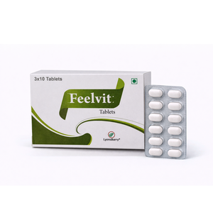 วิตามินบีรวม FeelVit สารต้านอนุมูลอิสระ (B1/B2/B12/B3) แมกนีเซียม ซิงค์ ไอโอดีน แมงกานีส คอปเปอร์ แคปซูล 500 มก. 30 เม็ด รับผลิตแบบ OEM แบรนด์ส่วนตัว - Product Image 1