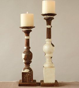 Portavelas de Madera Natural Hecho a Mano para Decoración del Hogar, Centro de Mesa Rústico Estilo Granja para Sala de Estar - Product Image 4
