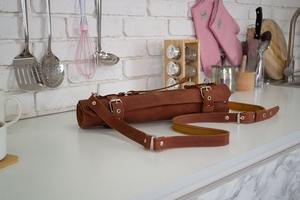 Heavy Duty Wholesale Custom <b>Tool</b> <b>Bag</b> Knife Roll Case Lightweight Own Logo Oem Genuine Leather <b>Tool</b> <b>Kit</b> LKR-0283 - Product Image 1