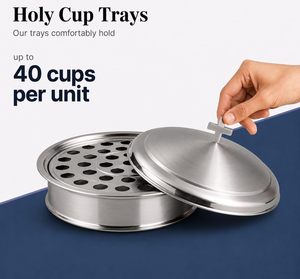 Stainless Steel 304 Chafing Dish Buffet Server <b>Food</b> <b>Warmer</b> Round Catering Serving <b>Tray</b> With Lid - Product Image 3