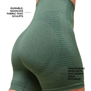 Shorts de Yoga Lisos 2026, Shorts Deportivos Transpirables para Gimnasio y Fitness, Compresión Atlética, Cintura Alta, Personalizados, Sin Costuras, para Mujer - Product Image 2