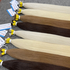 Cheveux humains vietnamiens 100% naturels, lisses, en vrac, plusieurs couleurs tendance en stock, fournisseur de cheveux de qualité supérieure en gros - Product Image 4