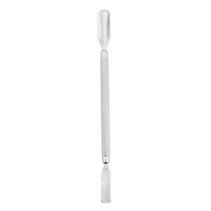 Pousse-ongles double extrémité en acier inoxydable pour manucure avec poignée texturée et pointe de précision - Product Image 3