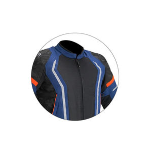 Veste de moto textile sport haute visibilité avec panneaux réfléchissants - Product Image 5