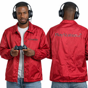 เสื้อแจ็คเก็ตพัฟเฟอร์แบบยูนิเซ็กซ์ กันลม กันน้ำ คอตั้ง ซิป ป้องกันลมและน้ำ  รักษ์โลก  รับสกรีนโลโก้  มีไซส์ใหญ่ ขายส่ง - Product Image 1