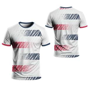 Camiseta Deportiva de Cuello Redondo de Secado Rápido con Estampado Digital, para Hombre y Mujer, Corte Regular, 100% Poliéster, Protección UV - Product Image 6