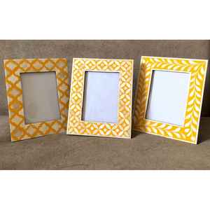 Marco de Fotos de Hueso Hecho a Mano en India, Ecológico y Creativo, con Color y Diseño Personalizables, Tamaño Personalizado para Decoración del Hogar - Product Image 1