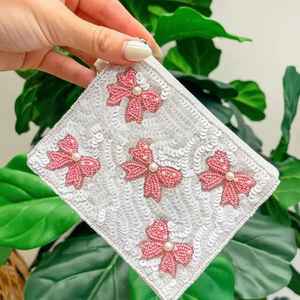 Porte-monnaie artisanal perlé de qualité supérieure, petit portefeuille élégant pour filles et femmes, prix de gros - Product Image 5