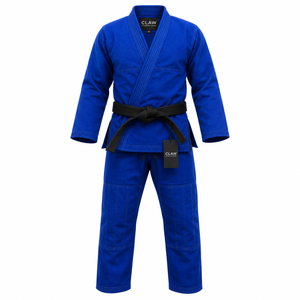 Uniforme de Karate Unisex Personalizado en Color con Tela Elástica, Transpirable y de Secado Rápido, Diseño con Logotipo Frontal - Product Image 1