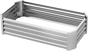 Large Classic Outdoor Stainless Steel Raised Garden Bed Planter <b>Pots</b> Eco-Friendly Durable Easy Assembly for <b>Vegetables</b> Herbs - Product Image 3