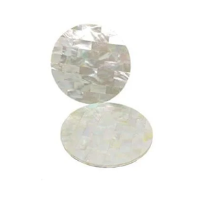 Sous-verres en nacre de haute qualité avec motif géométrique, tapis et dessous de verre résistants à la chaleur - Product Image 2