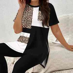 Ensemble de vêtements féminins d'été élégant, vibrant, gracieux, minimaliste, décontracté, aérien, luxueux, fantaisie, attrayant, unique, polyvalent - Product Image 3