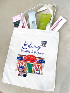 Customized High Quality Cotton <b>Drawstring</b> Shoe Dust <b>Bags</b> with Printing for Packaging and Beach Use - Product Image 3