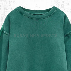 Sweat-shirt décontracté pour femme, brodé, tricoté, écologique, couleur personnalisée, coupe ample, col rond, manches longues - Product Image 4