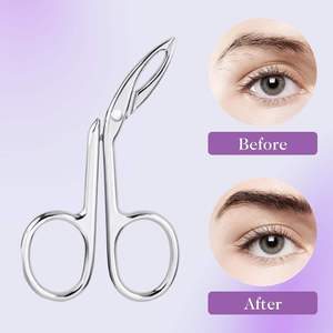 UBI 2 Pinzas de Acero Inoxidable con Mango de Tijera, Punta Fina, Reutilizables, Duraderas, Hechas a Mano, de Lujo, para Cejas y Vello - Product Image 6