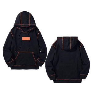 Sweat-shirt à capuche zippé en polaire pour homme, style streetwear personnalisé, vente en gros - Product Image 5
