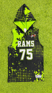 Uniformes de Fútbol Americano con Diseño de Color Personalizado, Uniformes de Fútbol 7v7 para Jóvenes, Conjunto de Uniforme Sublimado, Servicio OEM - Product Image 4