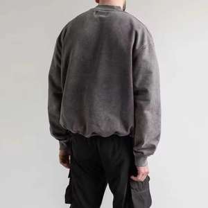 Sweat-shirt personnalisé de haute qualité 2025 en coton épais 100 %, design léger et optimal, sweats à capuche pour hommes effet délavé - Product Image 2