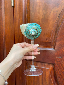 Copa de Vino con Diseño de Concha Marina, Nueva Colección 2026, Decoración para Hogar, Cocina, Hotel, Mejor Precio al por Mayor - Product Image 3