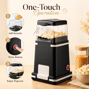 Ensemble de bols à popcorn pour soirée cinéma à domicile avec machine à popcorn électrique à air chaud pour servir des collations lors de fêtes en cuisine - Product Image 4