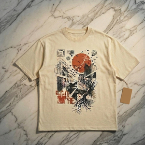 Professional Manufacture In Stock Breathable Men's T-Shirts Low MOQ Summer Short Sleeves New - Product Image 1