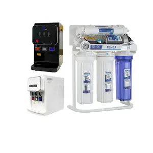 Vente en gros de filtres pour le traitement de l'eau Système de filtre UV portable Distributeur d'eau à 5 étages Mini purificateur d'eau RO de bureau
