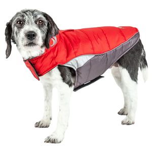 Abrigo de Felpa para Perro Helios Hurricane Waved con Tecnología Reflectante 3M Blackshark para Ropa de Mascotas - Product Image 1